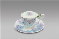 藏品(蘭花/咖啡杯皿)的圖片