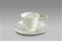 藏品(粉紅玫瑰/咖啡杯皿)的圖片