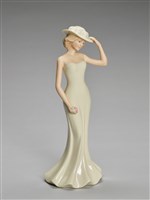 藏品(戴帽魚尾裙仕女)的圖片