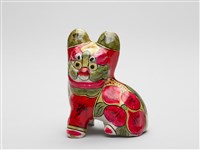 藏品(鳳翔彩繪泥塑坐虎)的圖片