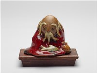 藏品(老者像(紅衣))的圖片