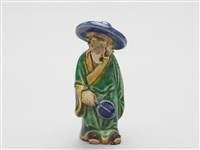 藏品(持扇老人)的圖片