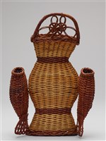 藏品(竹編染色雙魚容器)的圖片