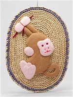 藏品(動物草編掛飾)的圖片