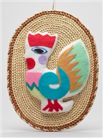 藏品(動物草編掛飾)的圖片