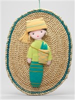 藏品(人物草編掛飾)的圖片