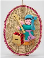 藏品(人物草編掛飾)的圖片