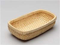 藏品(柳編橢圓盤)的圖片