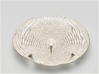 藏品(仙鶴銀絲盤)的圖片