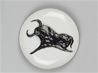 藏品(奔牛鐵畫)的圖片