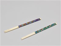 藏品(景泰藍筷子乙盒(兩雙))的圖片