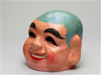 藏品(笑面大頭面具)的圖片