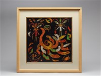 藏品(漆畫鳳)的圖片