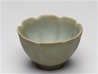 藏品(仿北宋汝窯蓮花形溫碗)的圖片