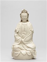 藏品(德化窯白瓷觀音坐像)的圖片