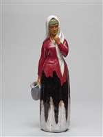 藏品(石灣窯塔吉克族姑娘塑像)的圖片