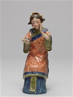 藏品(石灣窯仕女塑像)的圖片
