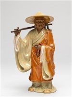 藏品(石灣窯行腳僧塑像)的圖片