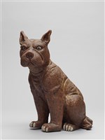藏品(石灣窯沙皮犬塑像)的圖片