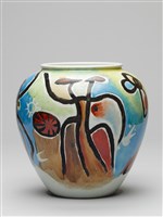 藏品(簡筆彩繪瓷瓶)的圖片