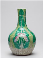 藏品(花草紋彩繪天球瓶)的圖片