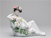 藏品(四季美人瓷塑-夏)的圖片