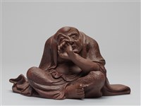 藏品(「情趣羅漢」紫砂塑像之一)的圖片