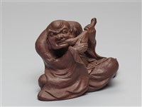 藏品(「情趣羅漢」紫砂塑像之二)的圖片