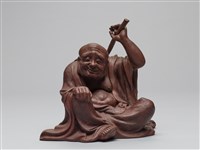 藏品(「情趣羅漢」紫砂塑像之三)的圖片