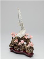 藏品(玉蘭錦雞瓷塑)的圖片