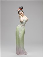 藏品(唐代美女瓷塑)的圖片