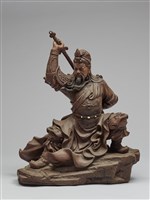 藏品(紫砂伽藍神塑像)的圖片