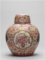 藏品(釉上彩花鳥紋蓋罐)的圖片