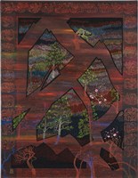 藏品(霧窗外的松與梅)的圖片