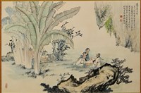 藏品(國畫作品---高山清吟圖)的圖片