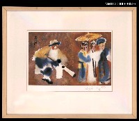 藏品(彩色平劇人物畫)的圖片