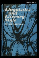 藏品(LINGUISTICS AND LITERARY STYLE)的圖片