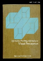 藏品(INFORMATION-PROCESSING APPROACBES TO VISUAL PERCEPTION)的圖片