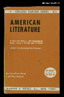 藏品(AMERICAN LITERATURE: HISTORY)的圖片