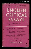 藏品(ENGLISH CRITICAL ESSAYS: TWENTIETH CENTURY 1)的圖片