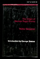 藏品(THE ORIGIN GERMAN TRAGIC DRAMA)的圖片