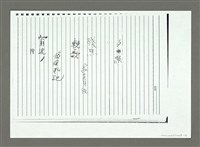 藏品(夕照輓歌日記殘稿（影本）)的圖片