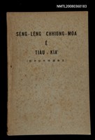 藏品(SÈNG-LÊNG CHHIONG-MÓA Ê TIÂU-KIĀⁿ)的圖片