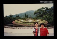 藏品(胡品清戶外與一女士合影（坐姿）)的圖片