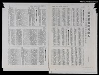 藏品(臺灣最後的河洛人─巫著《風雨中的長青樹》讀後感（影本）)的圖片