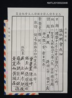 藏品(瀛社例會通知函（1995-12-30）)的圖片