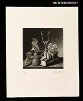 藏品(藏書票—Rose and Present（玫瑰和禮物）)的圖片