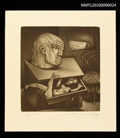 藏品(藏書票—被分割的人體)的圖片