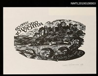 藏品(藏書票—Ludlow Castle ＆ A. E. Housman's verse)的圖片