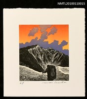 藏品(藏書票—鹿島槍ヶ岳（Mt. Kashimayari）)的圖片